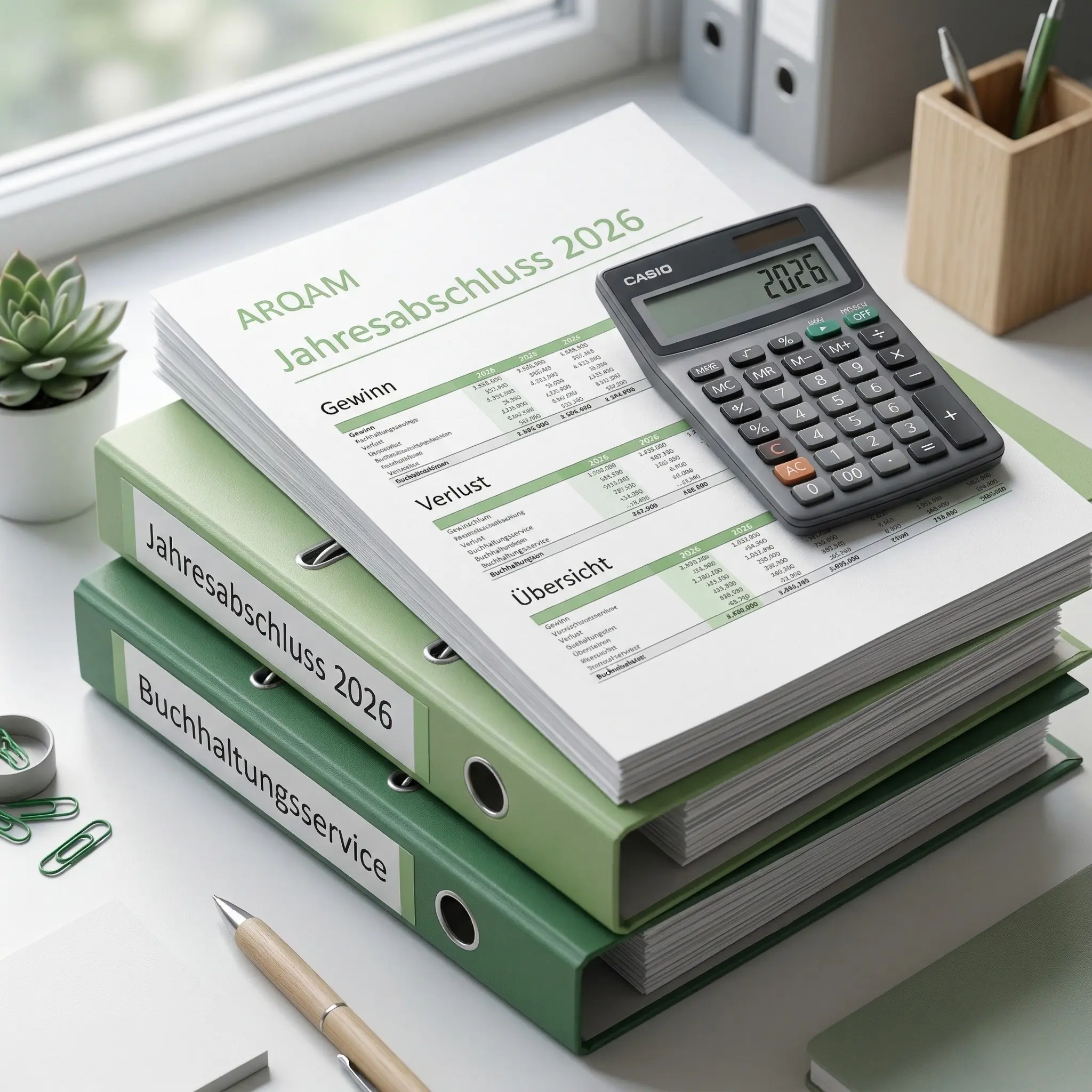 Jahresabschluss bei ARQAM Buchhaltungsservice